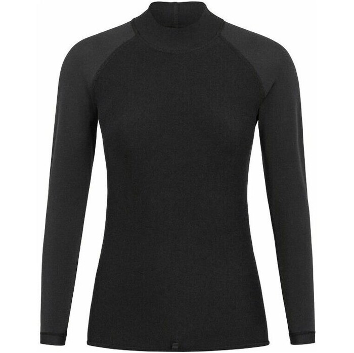 2024 Orca Frauen Tango Thermal Long Sleeve Lycra Vest MAAB - Black